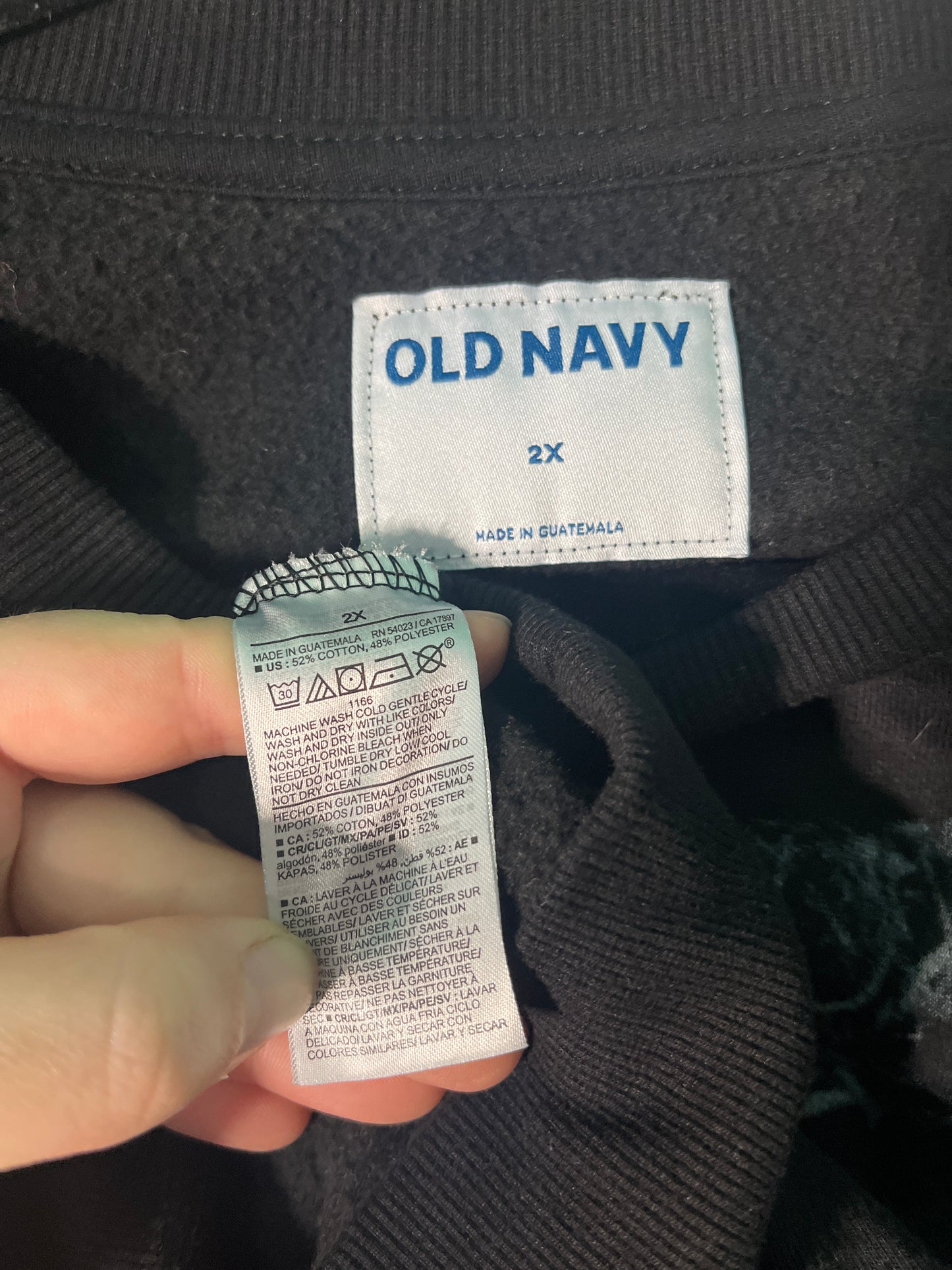 Black Whitney Graphic Sweater