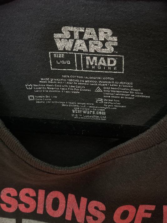 Black Darth Vader "Expressions of Vader" T-Shirt