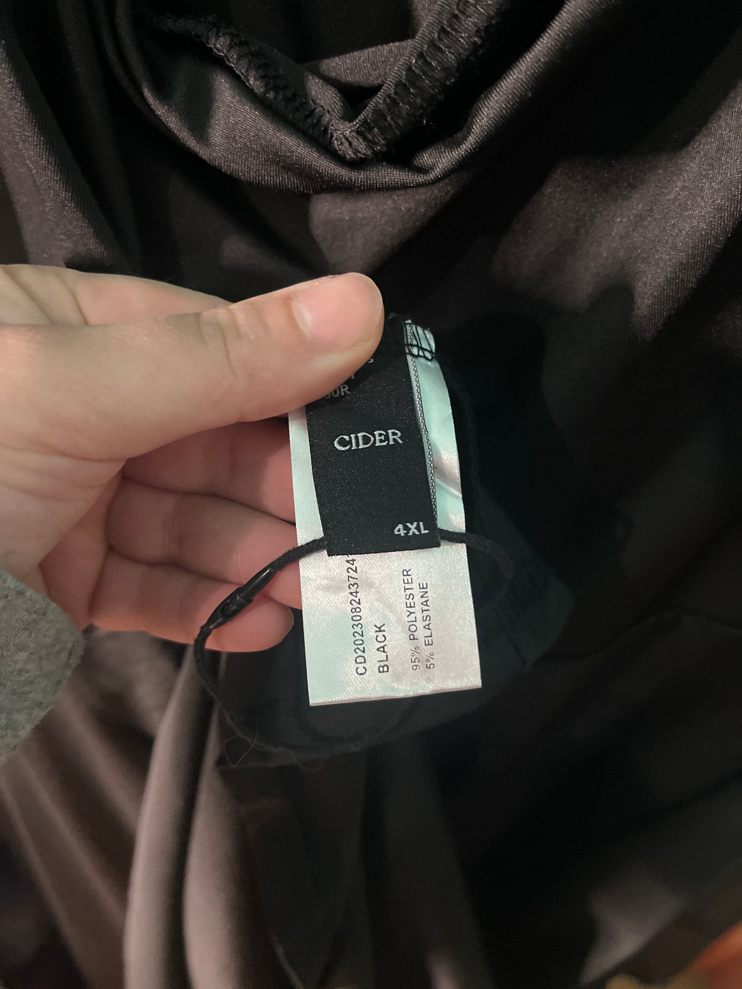 Black Cowl Neck Spaghetti Strap Maxi Dress