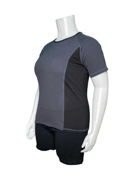 Grey and Black Short Sleeved T-Shirt