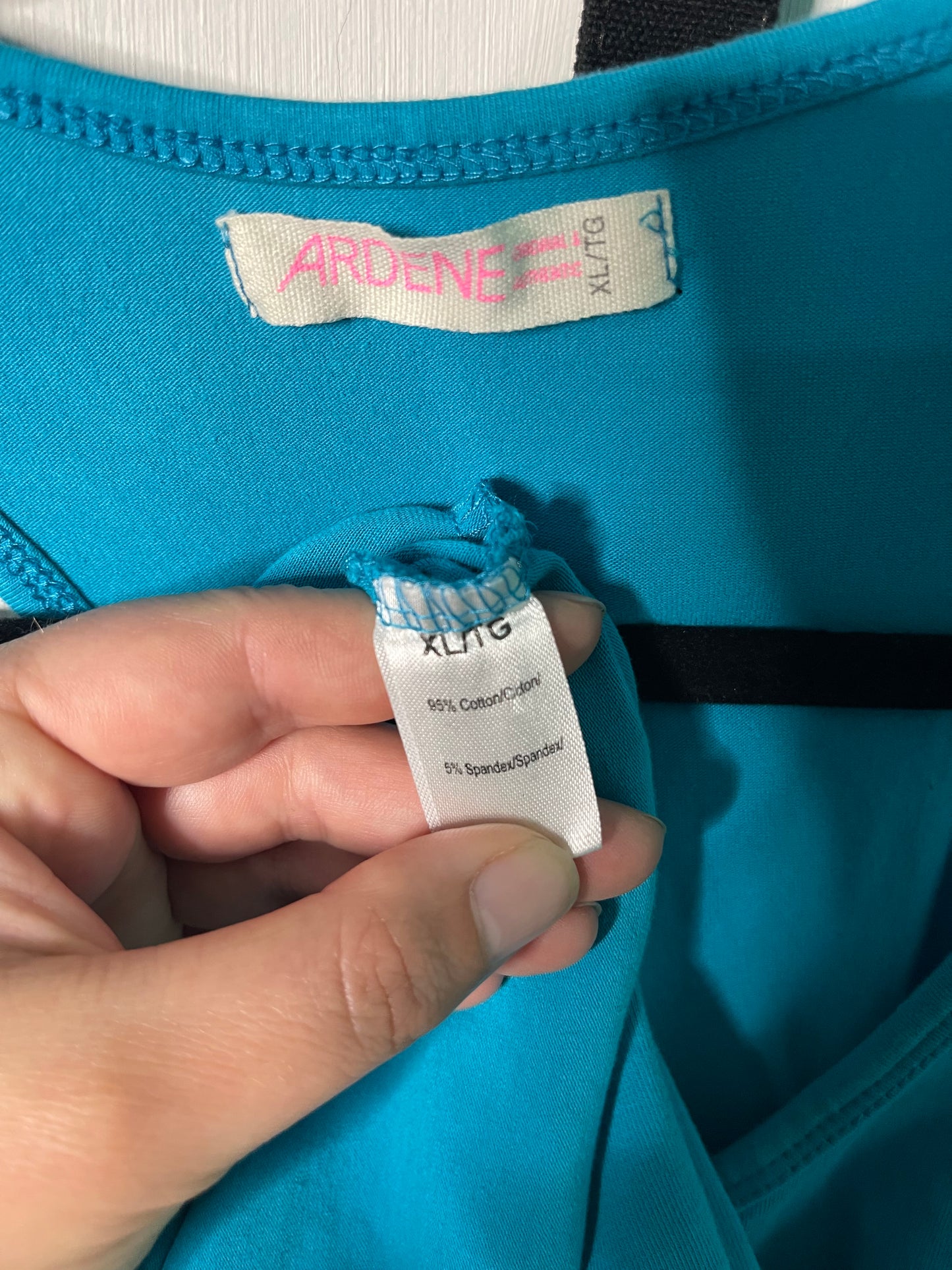 Blue Sleeveless Tank Top