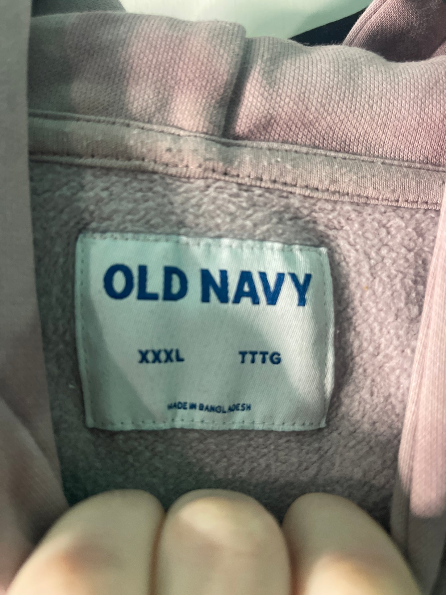 Dark and Light Purple Tie Dye FATTY Embroidered Crewneck Hoodie