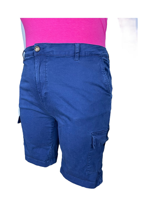Navy Blue Cargo Shorts