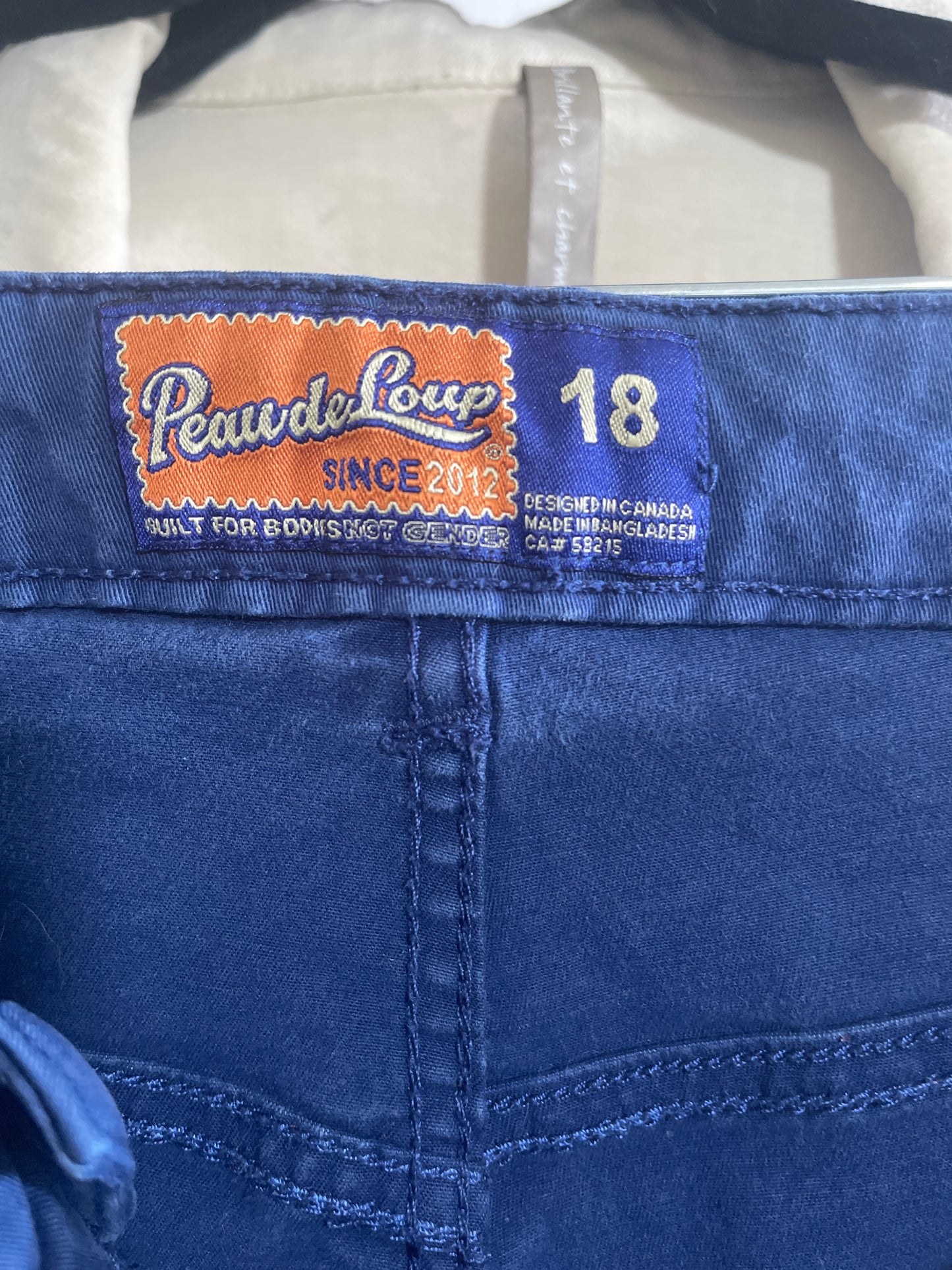 Navy Blue Cargo Shorts