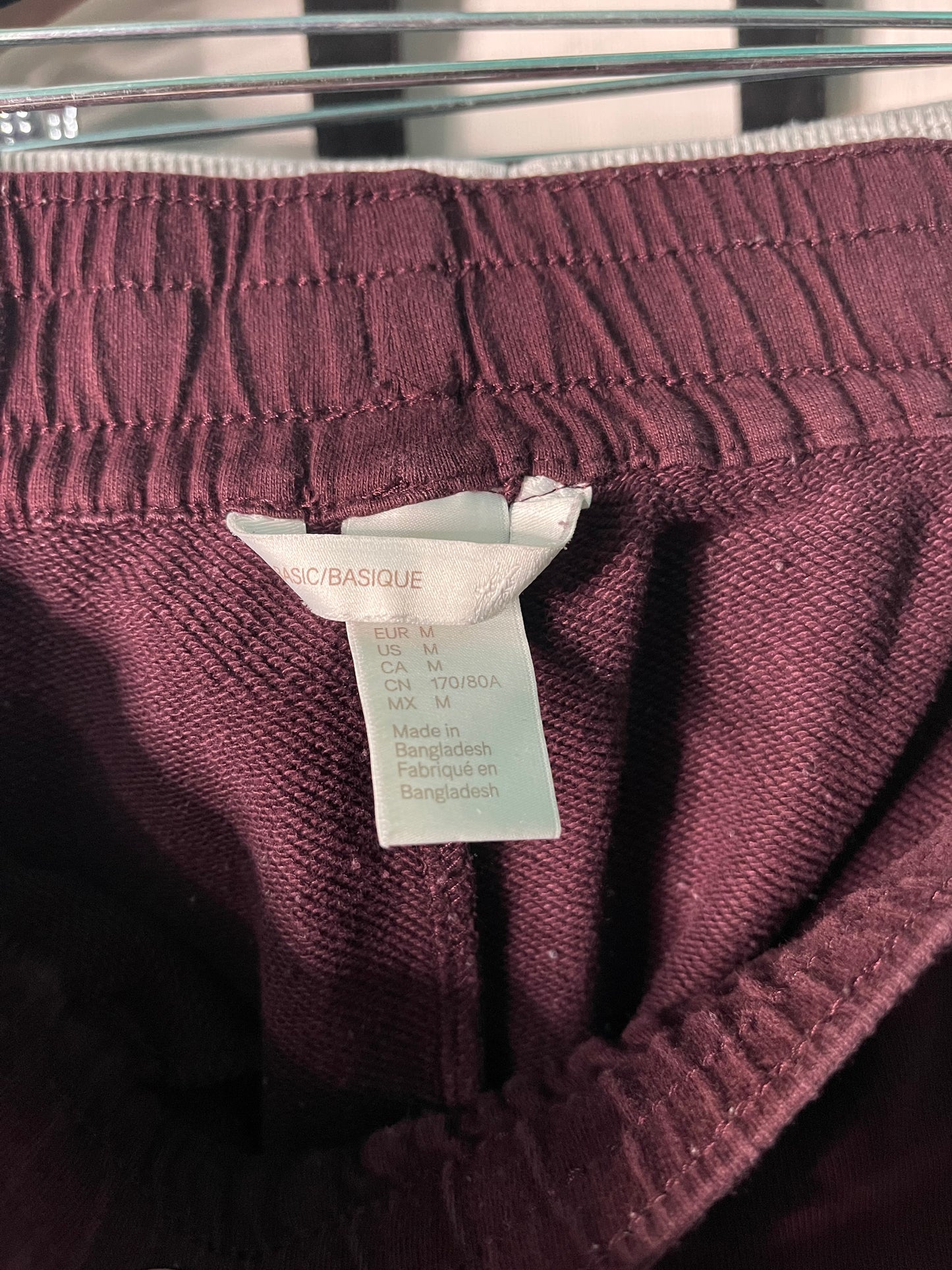 Burgundy Short Shorts