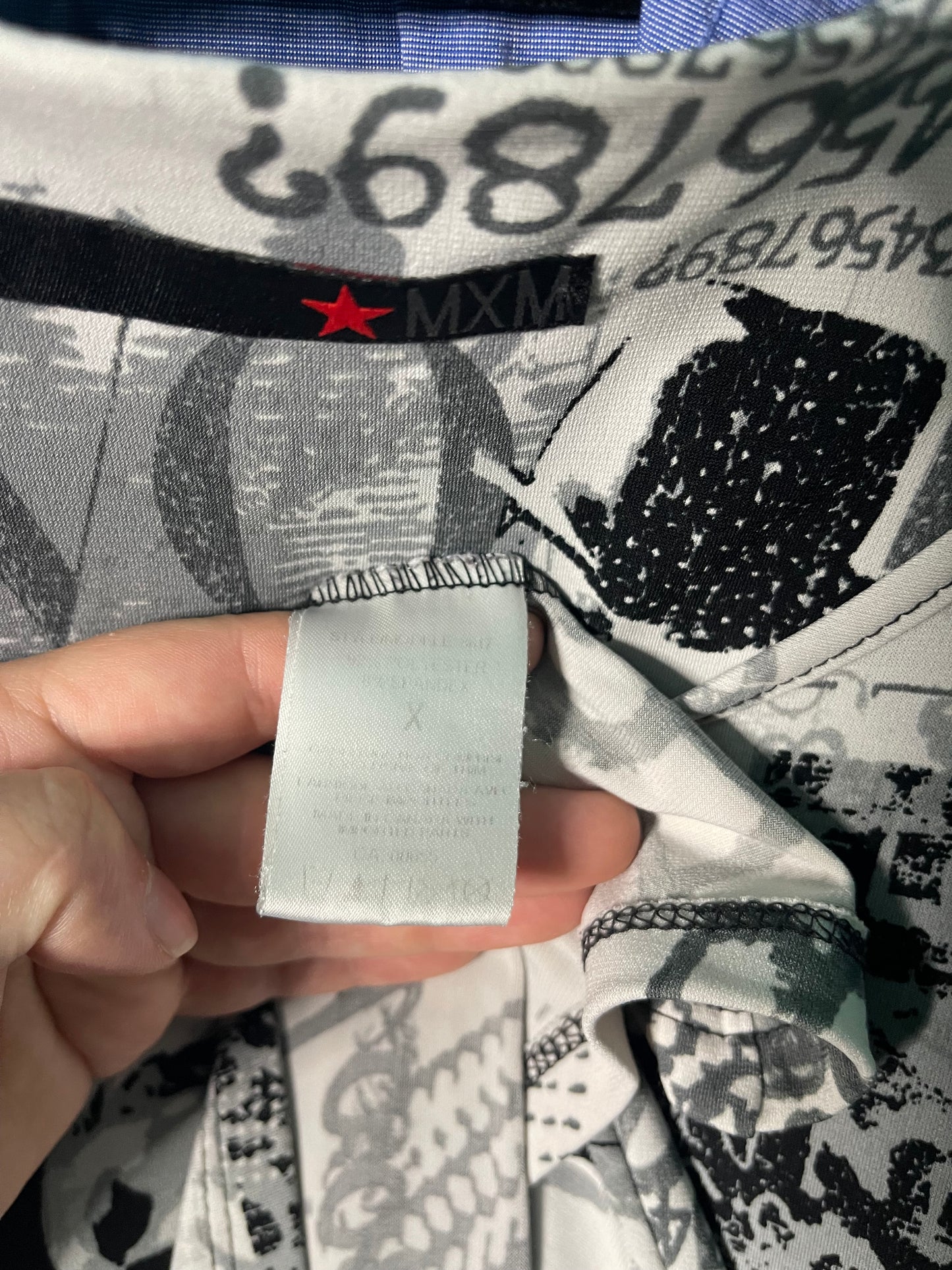 Black and White Newsprint Tank Top