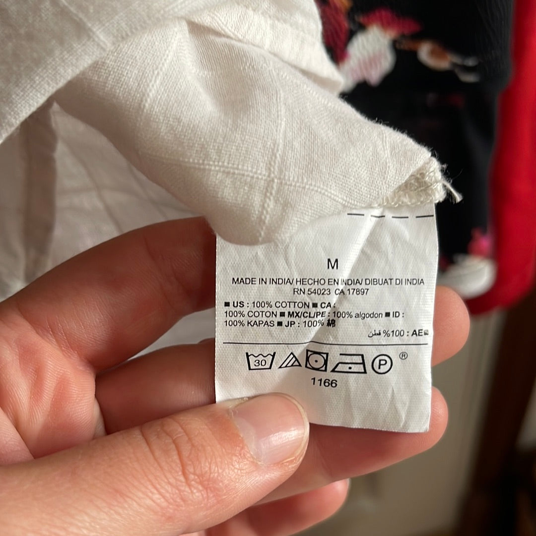 Off White Button Up Shirt