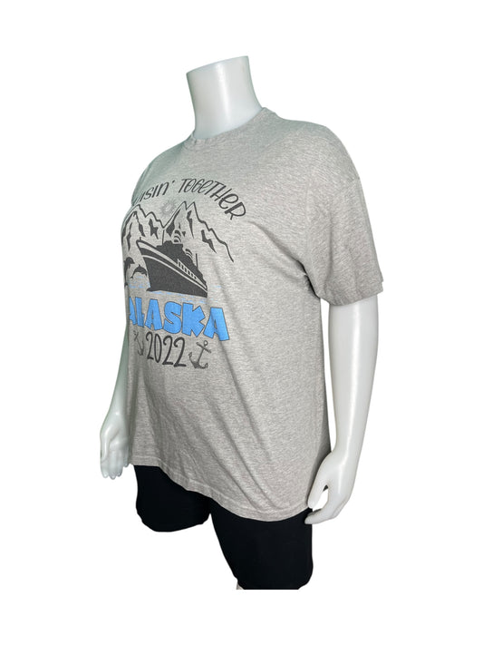 Grey "Crusin' Together Alaska" Graphic T-Shirt