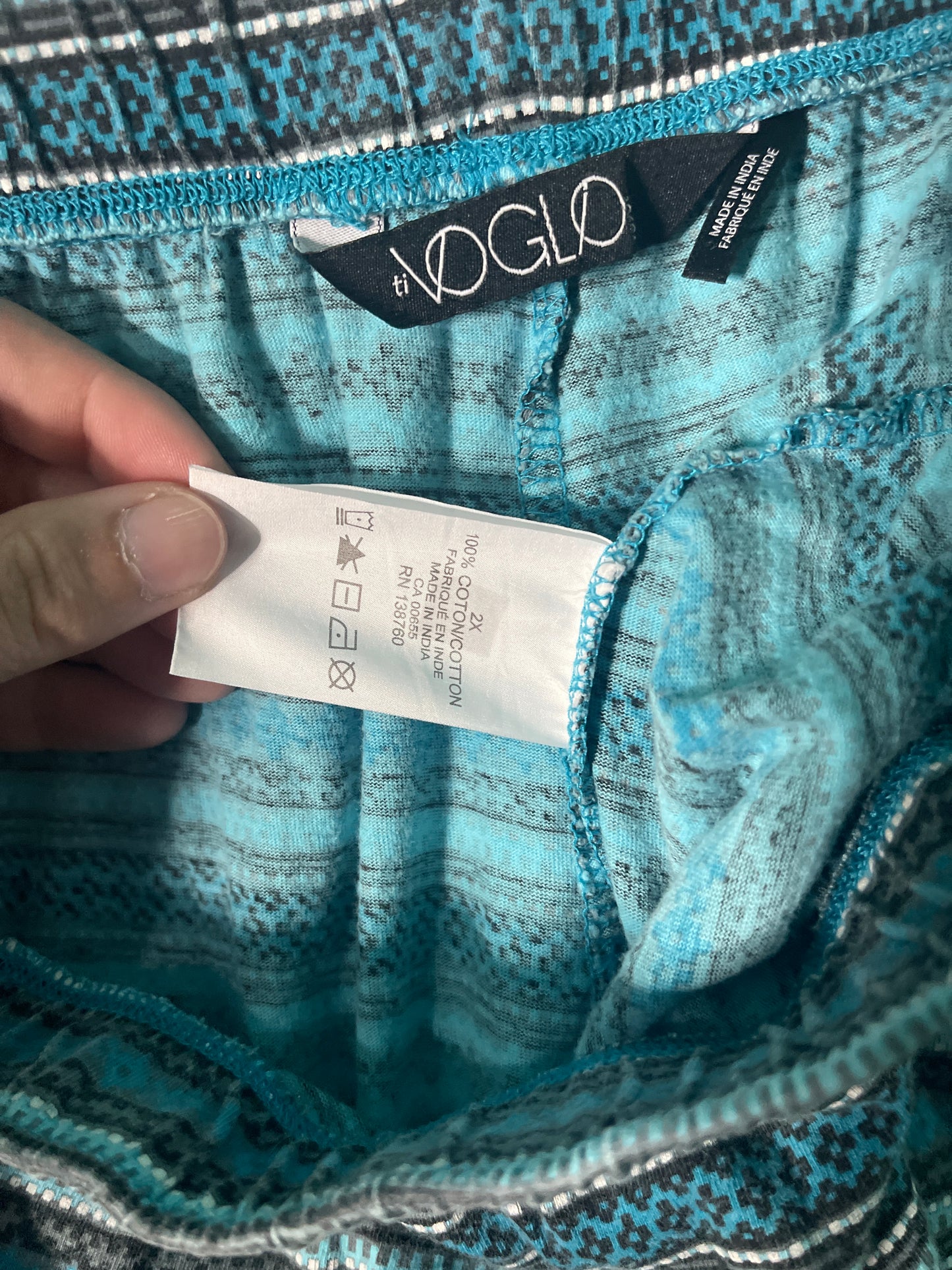 Blue, Black and White PJ pants