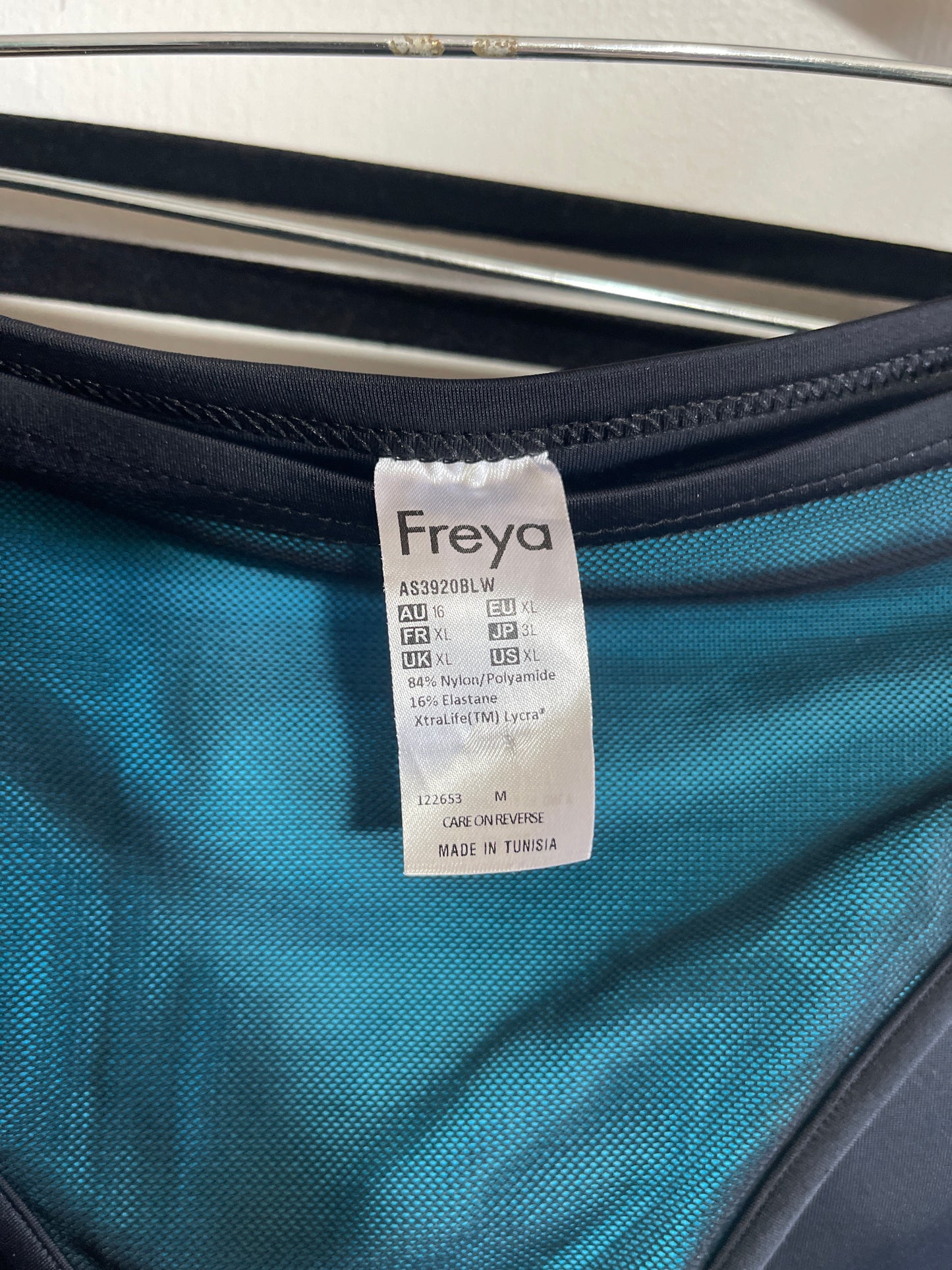 Blue & Black Mesh Swimwear Bottoms