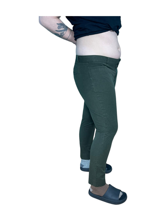 Olive Green Dress Pants