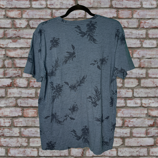 Blue w/ Navy Floral T-Shirt