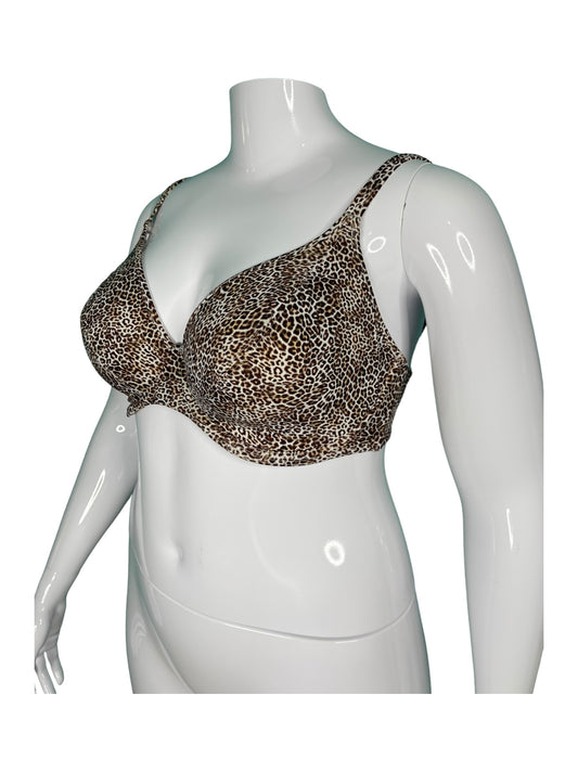 Leopard Print Bathing Suit Top