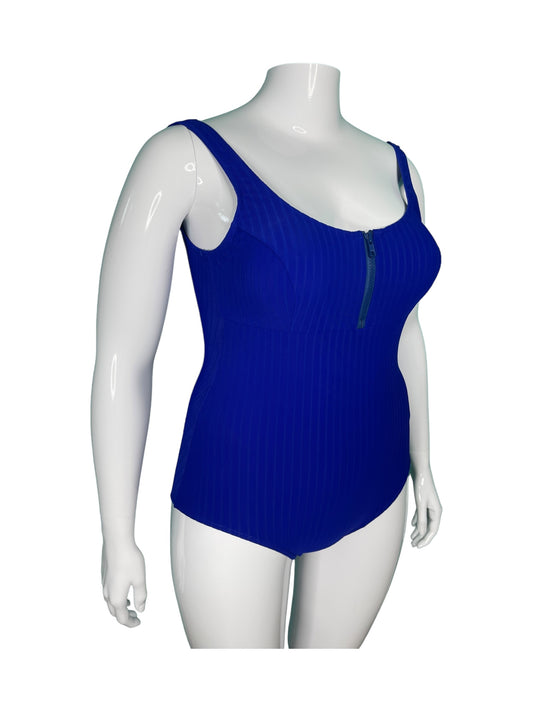 Blue One piece Swimwear
