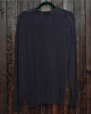 Dark Purple Long Sleeved Knit Jumper