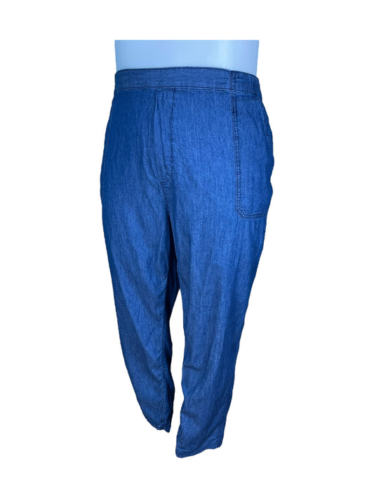 Blue Denim Joggers