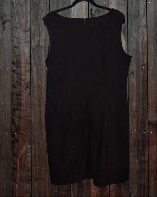 Brown Sleeveless Dress