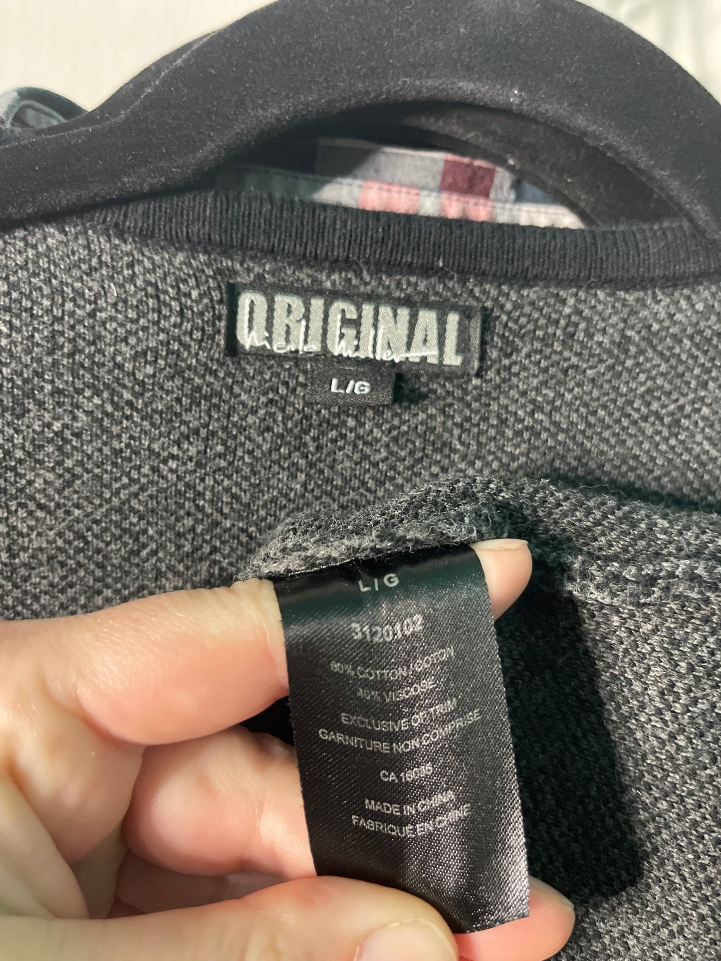 Dark Grey Long Sleeved Zippered Blazer