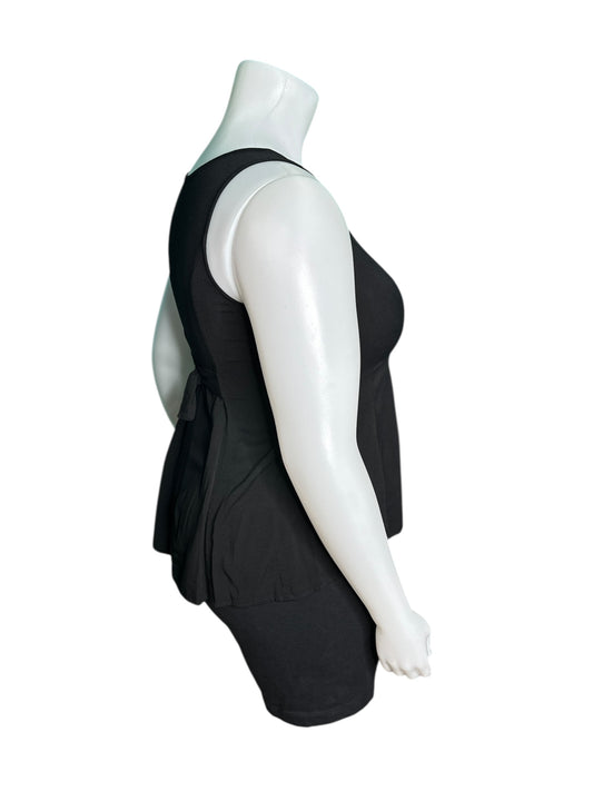 Black Short Sleeved Top