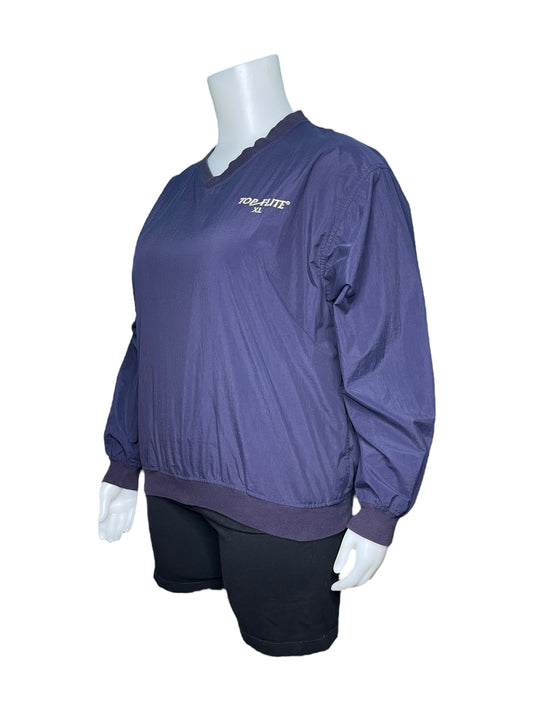 Navy Blue Long Sleeved Spring Jacket