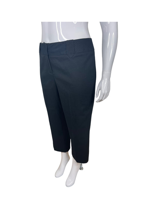 Black Pinstriped Dress Pants