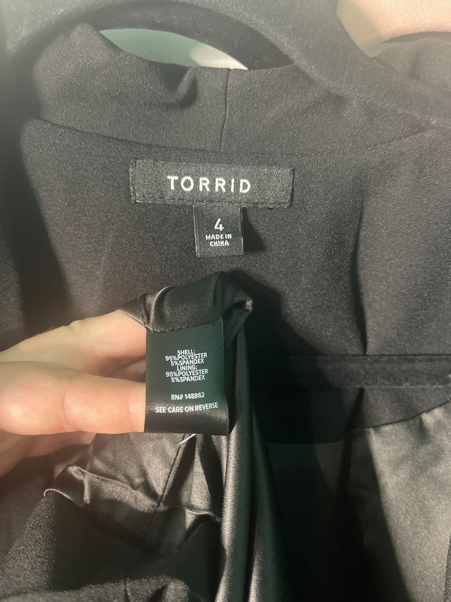 Black Long Sleeved Blazer