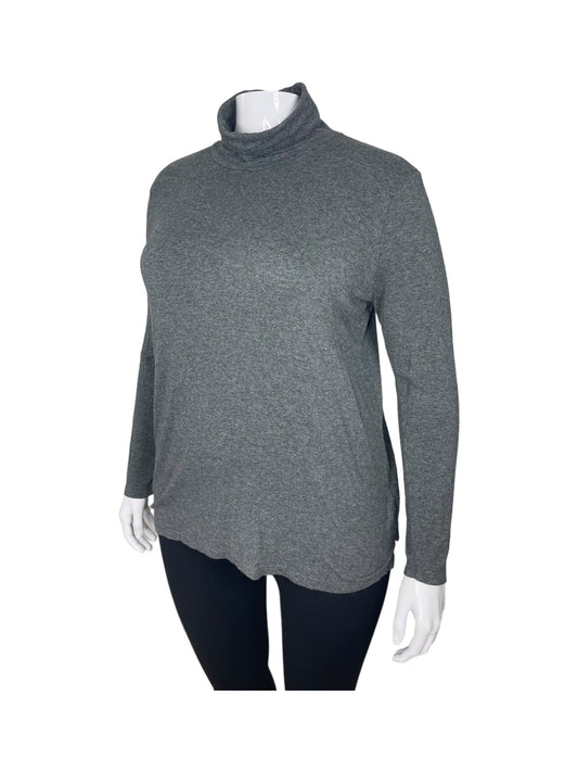 Grey Long Sleeve Turtleneck