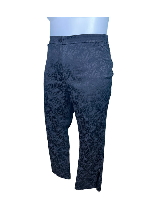 Black Snake Texture Pants