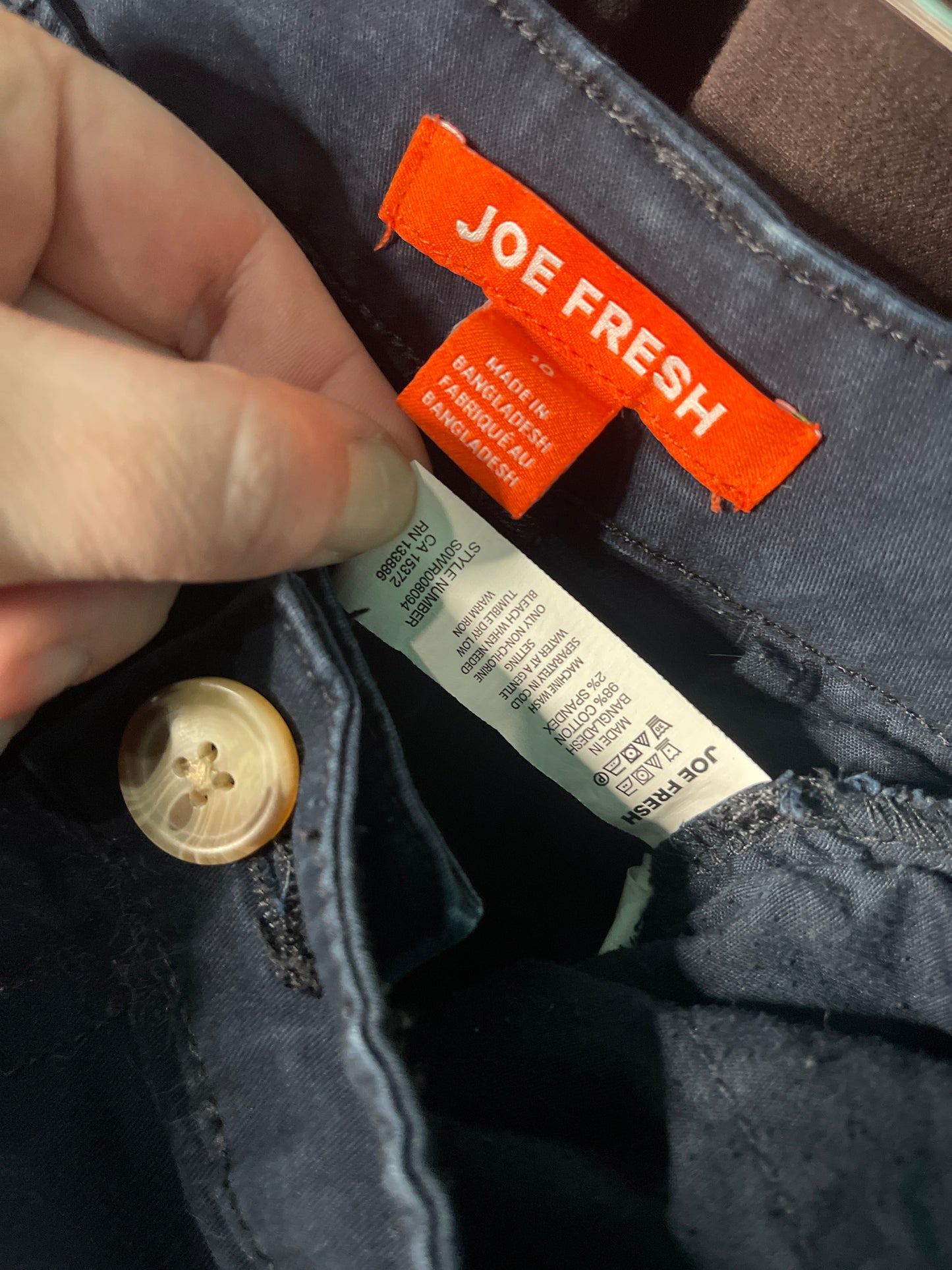 Navy Straight Legged Pants