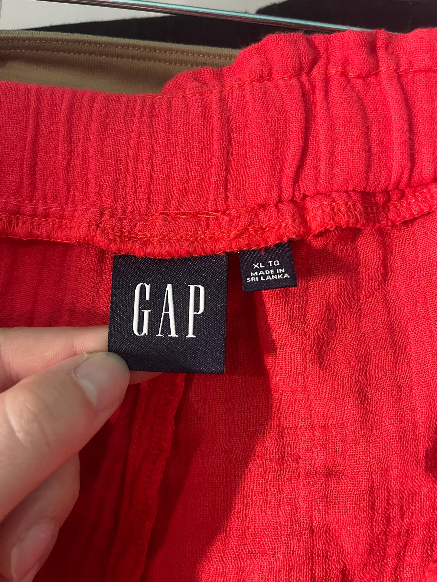 Red Flowy Light Shorts