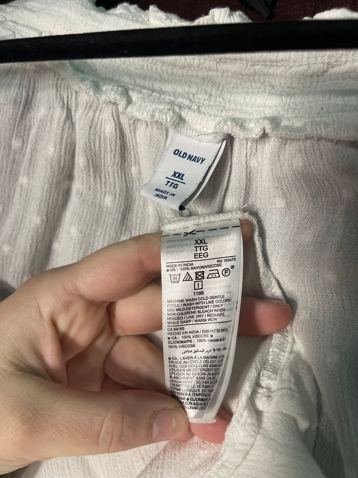 White Off the Shoulder Short Sleeve Top