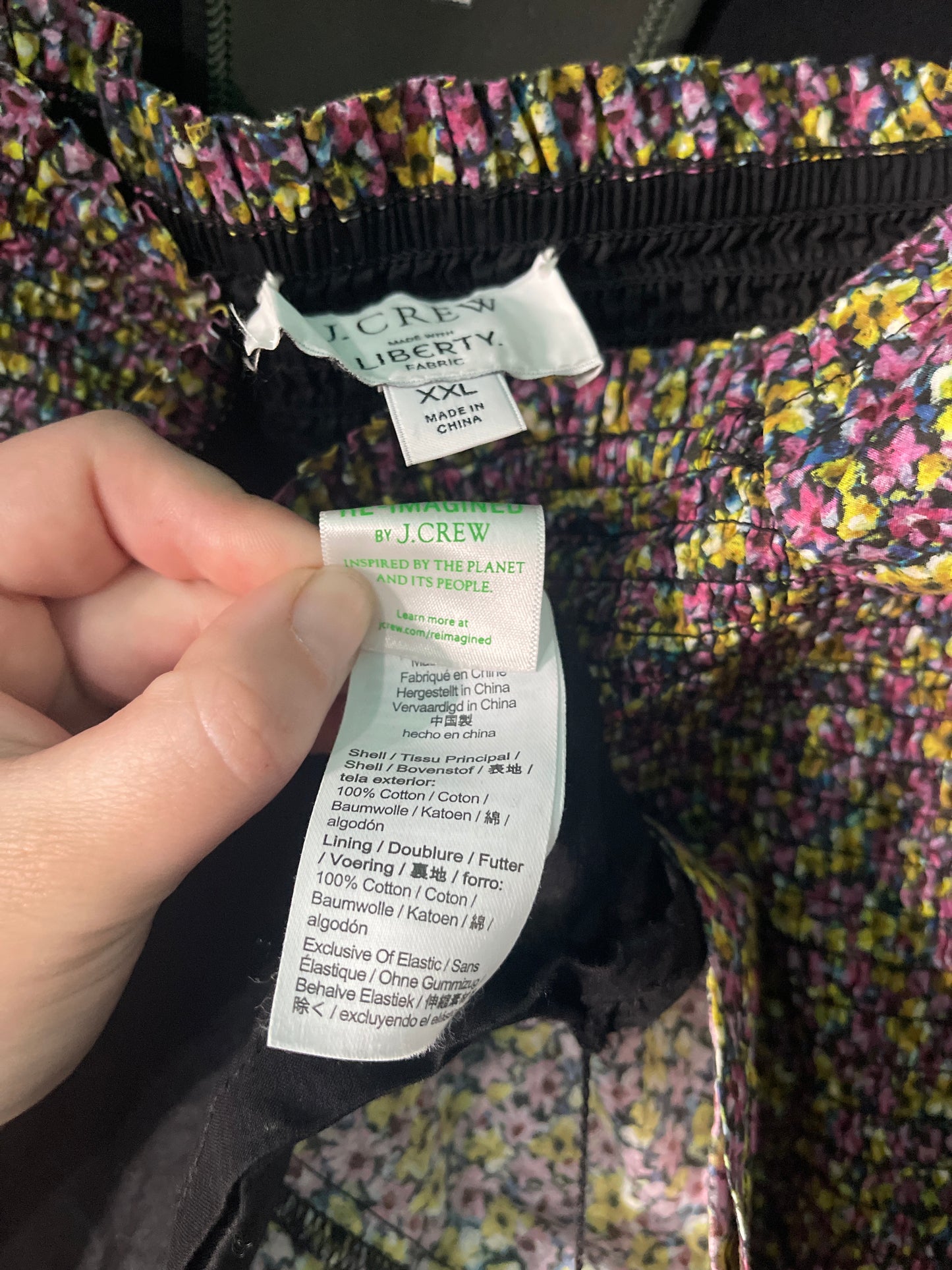 Multicoloured Off the Shoulder Long Sleeved Maxi Dress