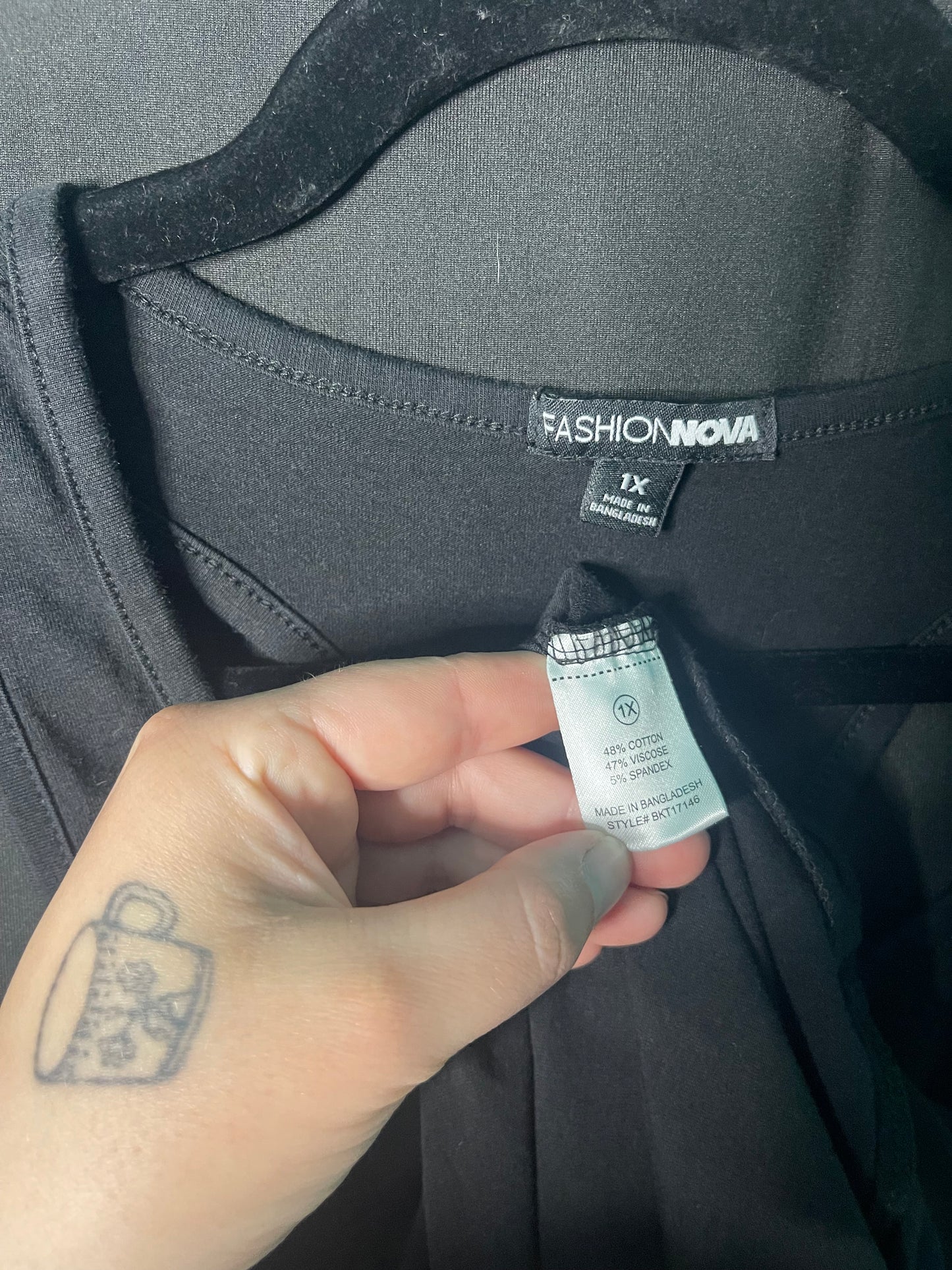 Black Racerback Sleeveless Bodysuit