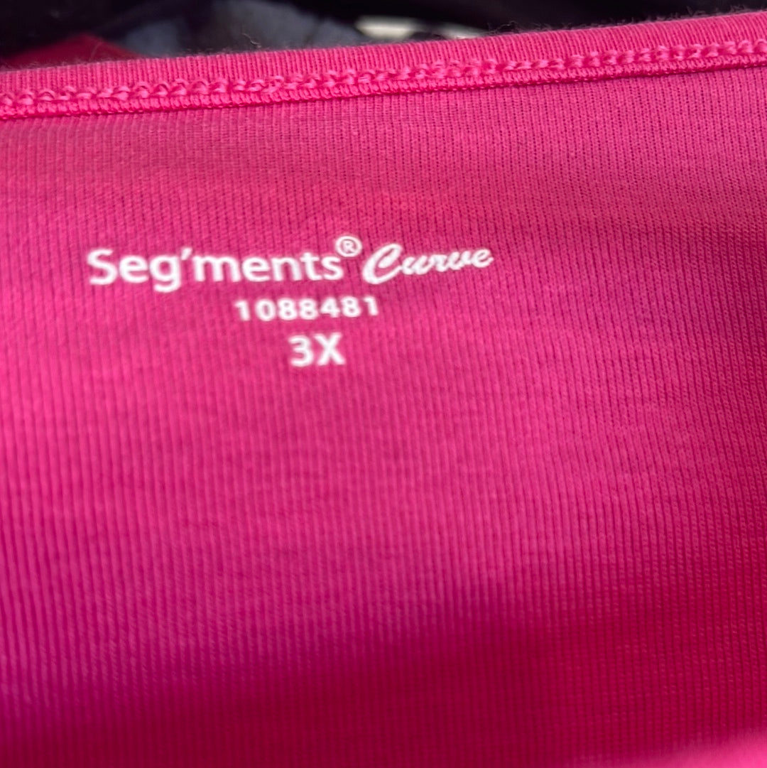 Pink V Neck Short Sleeve Shirt