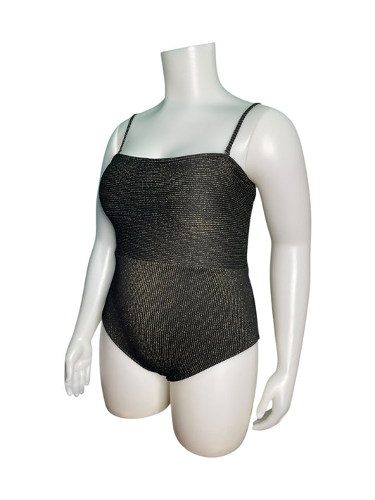 Black w/ Gold One Piece Swimsuit