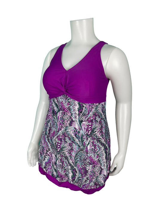 Purple Swimwear Onepiece