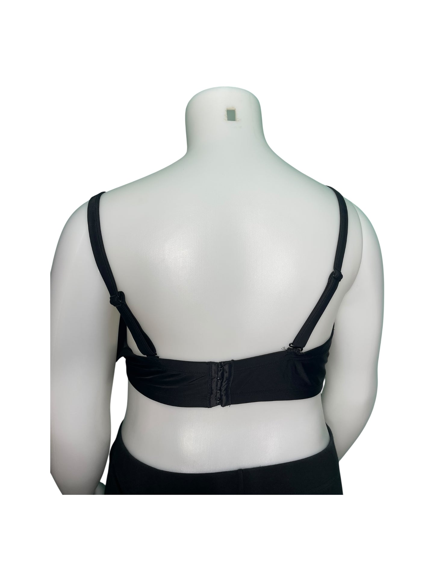 Black w/ Coral Swim Top