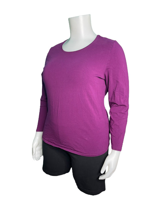 Purple Long Sleeved Top