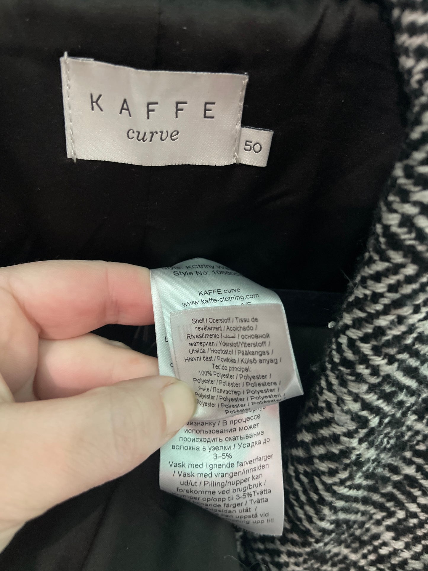 Black & White Vest Jacket Dress