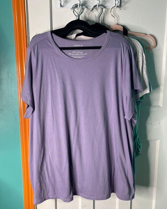 Purple Short Sleeved T-Shirt