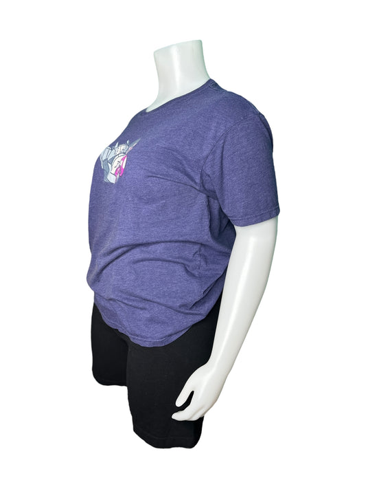 Purple Graphic T-Shirt