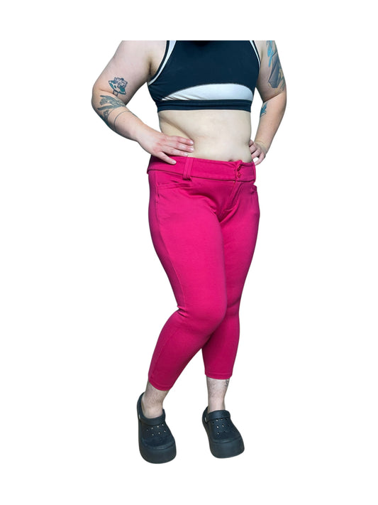 Bright Pink Capri Pants