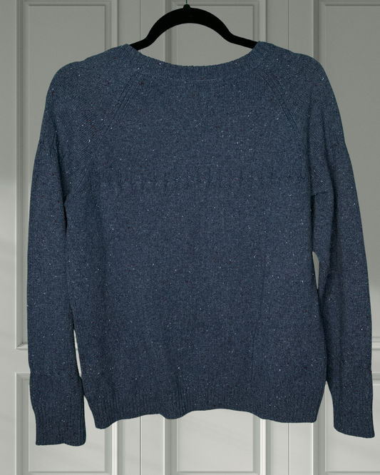 Blue w/ Sparkles Long Sleeved Knit