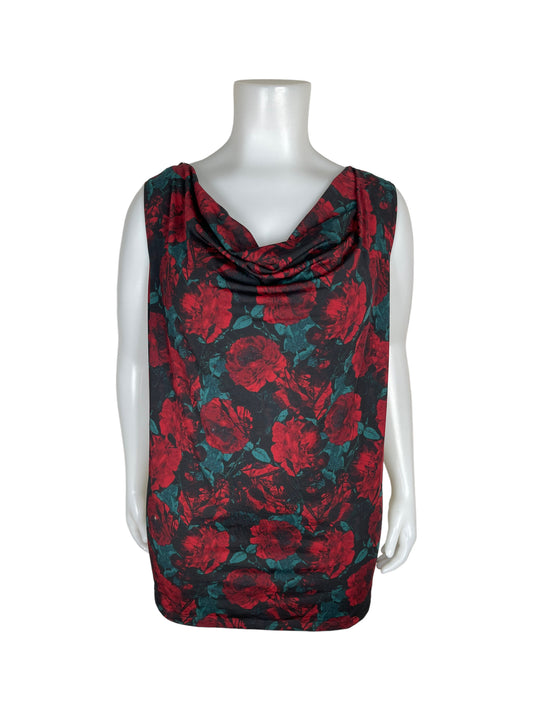 Rose Top w/ Gather at Neck