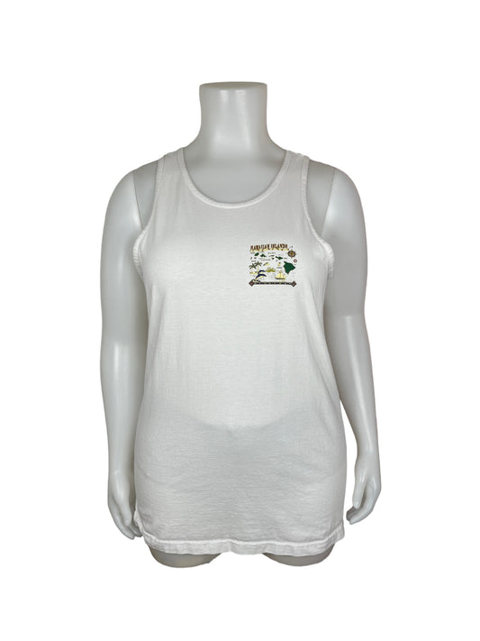 Hawaiian Islands White Tank Top