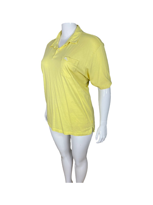 Pastel Yellow Polo Shirt