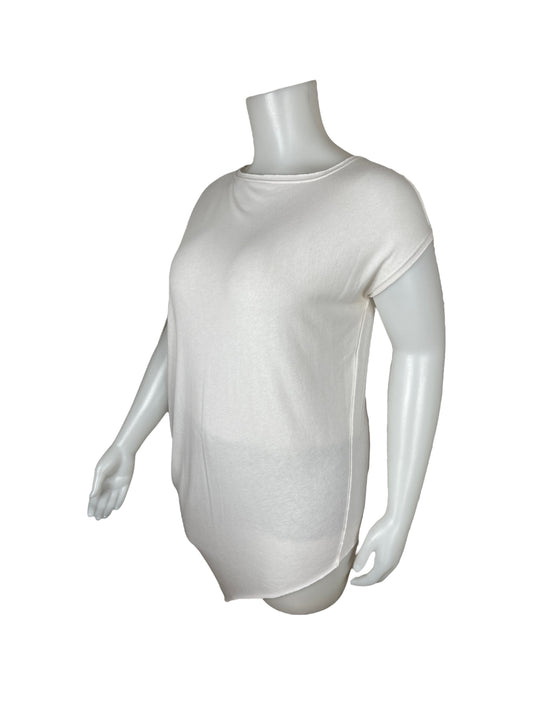 White Asymmetrical Blouse
