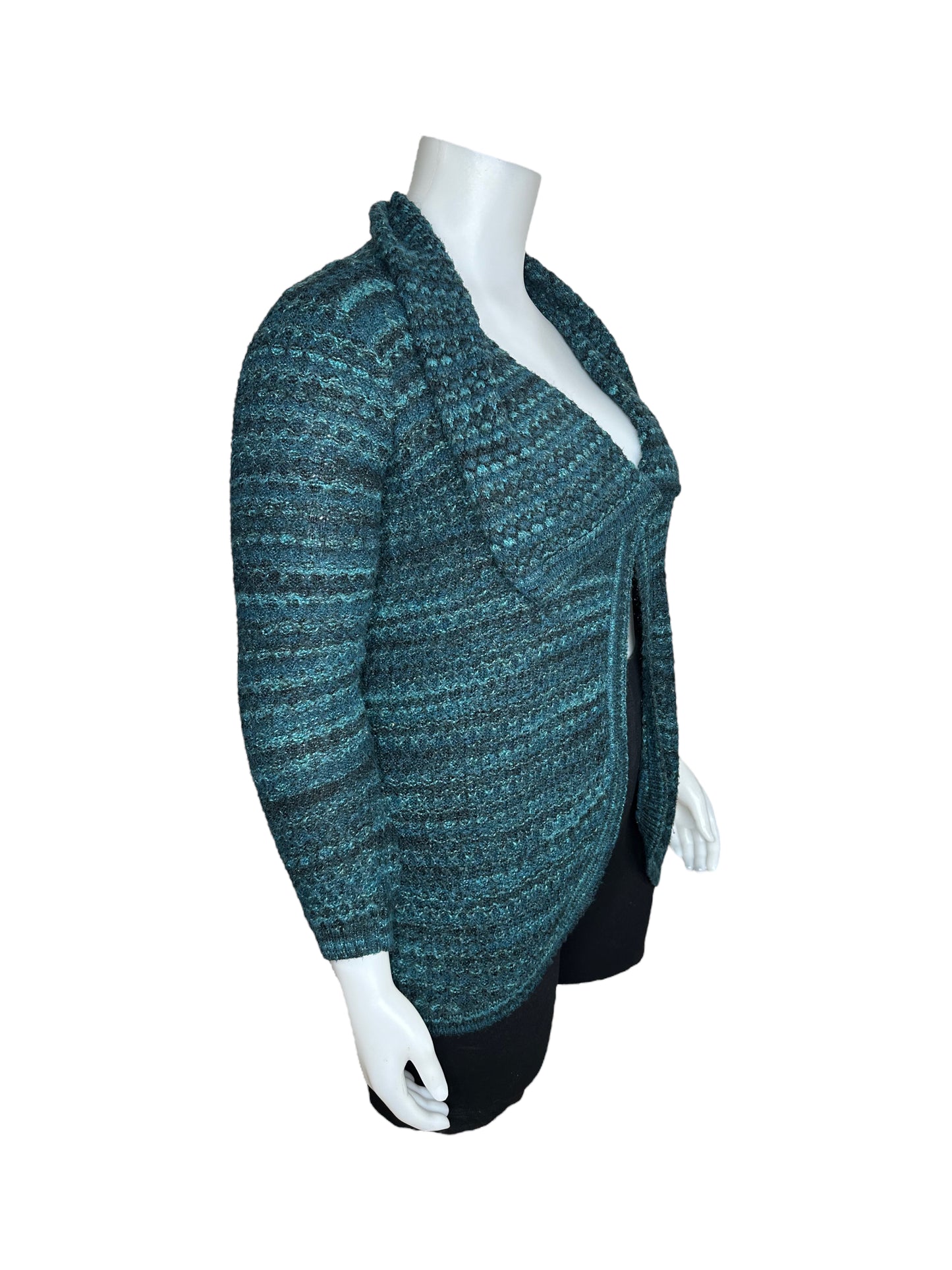 Teal Long sleeved Cardigan