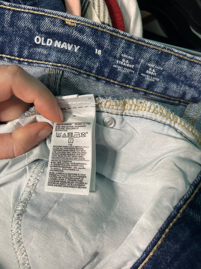 Dark Blue w/ Rhinestone Jeans