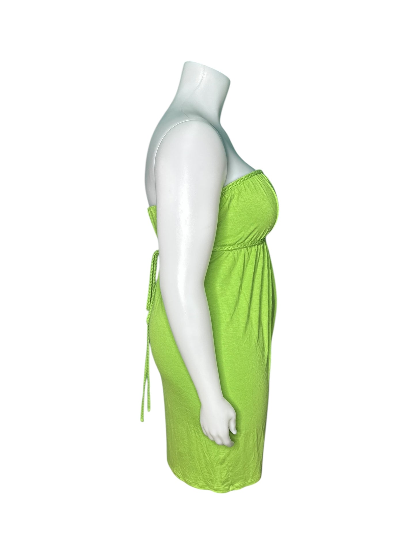 Neon Green Tube Dress